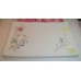 Lenox Artist's Sketchbook Floral Place Mats Set of 8 Rectangle 19" x 13"